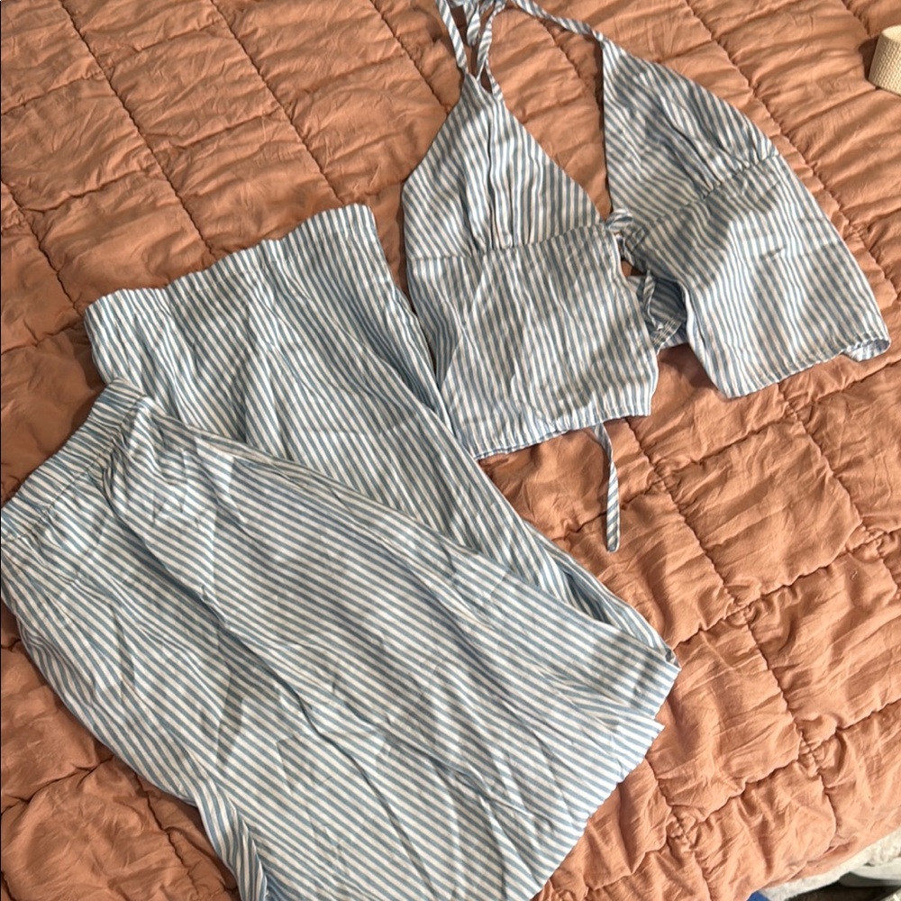 Striped Two-Piece Set